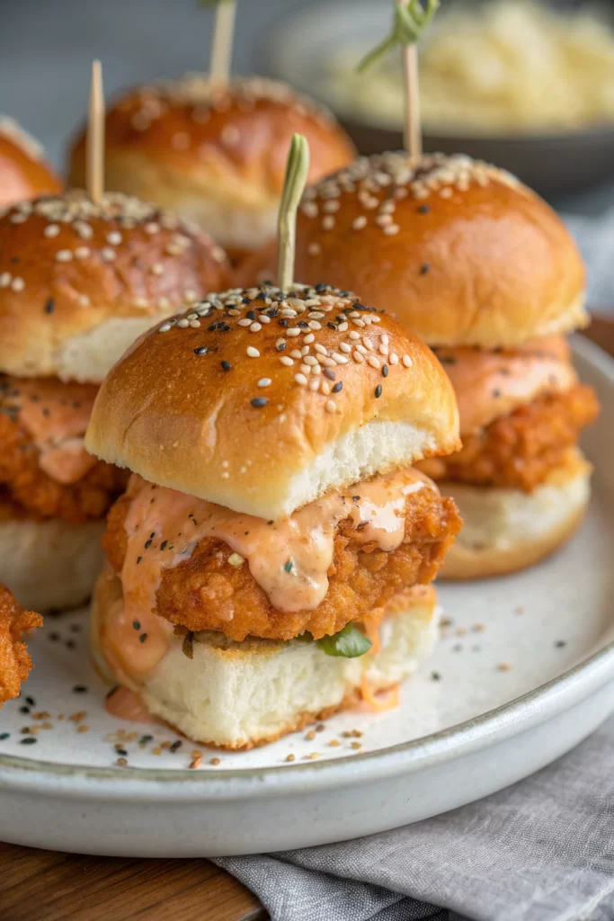 Bang Bang Chicken Sliders Recipe