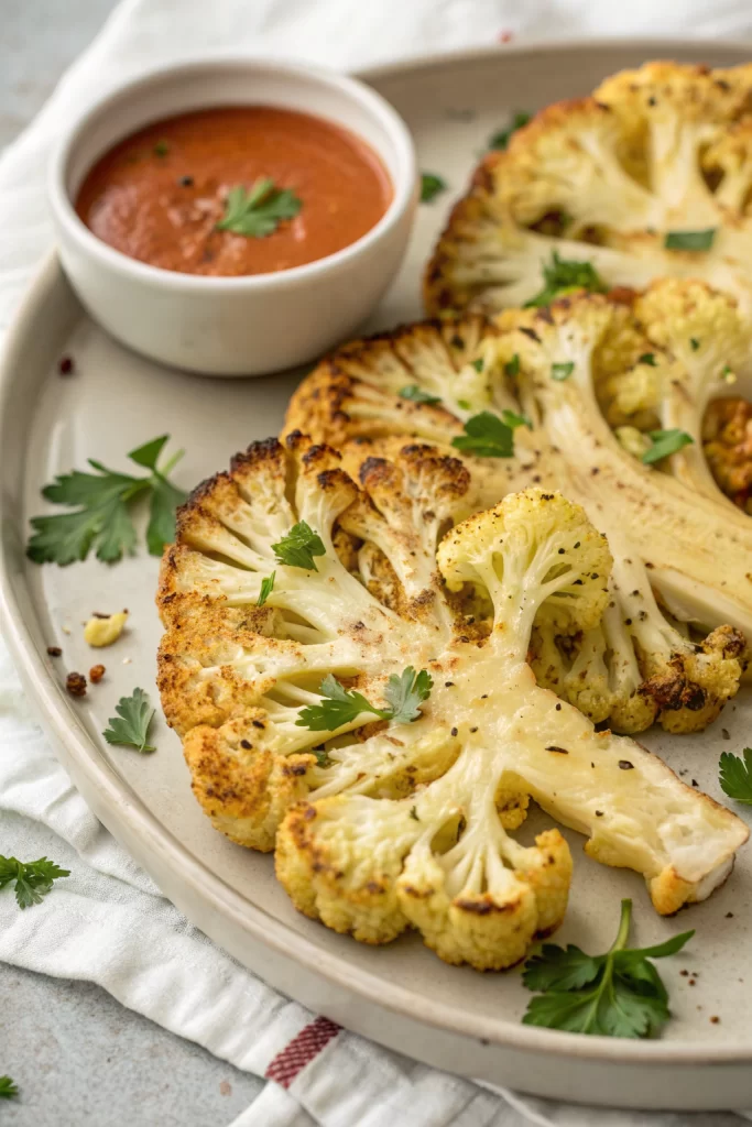 Buffalo Cauliflower Steak Recipe