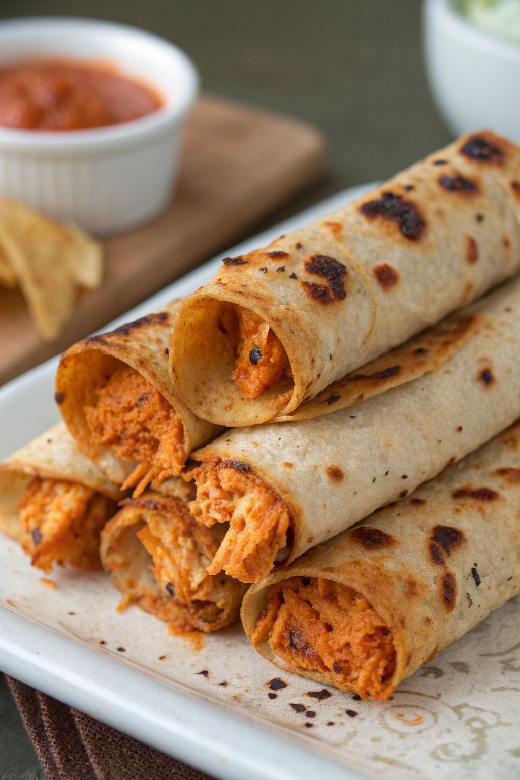 Buffalo Chicken Taquitos Recipe