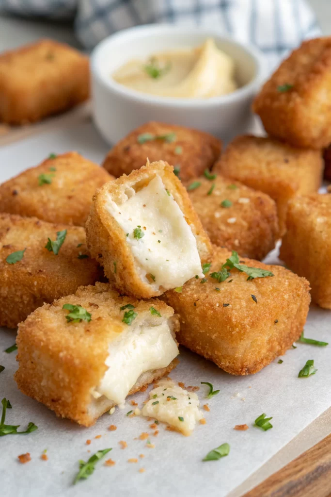 Crispy Fried Mozzarella Cheese Bites Recipe