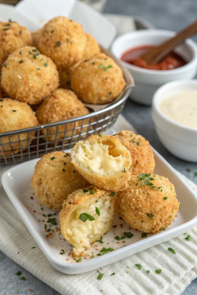 Easy Air Fryer Cheese Balls Recipe