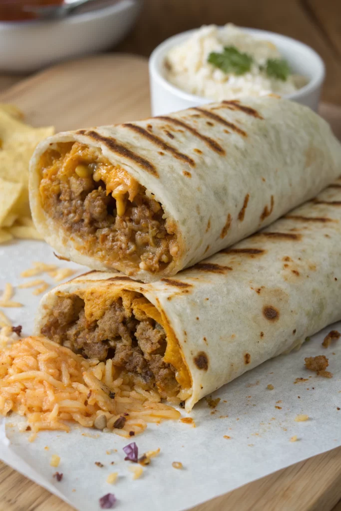 Easy Grilled Cheese Burrito Recipe
