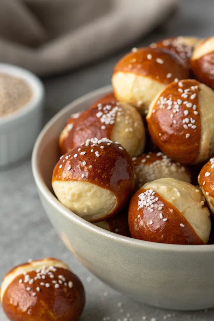 Easy Homemade Soft Pretzel Bites Recipe