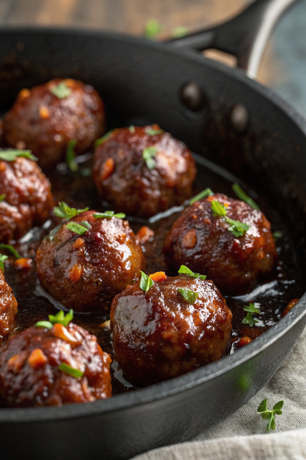 Fall Maple Glazed Meatballs Recipe