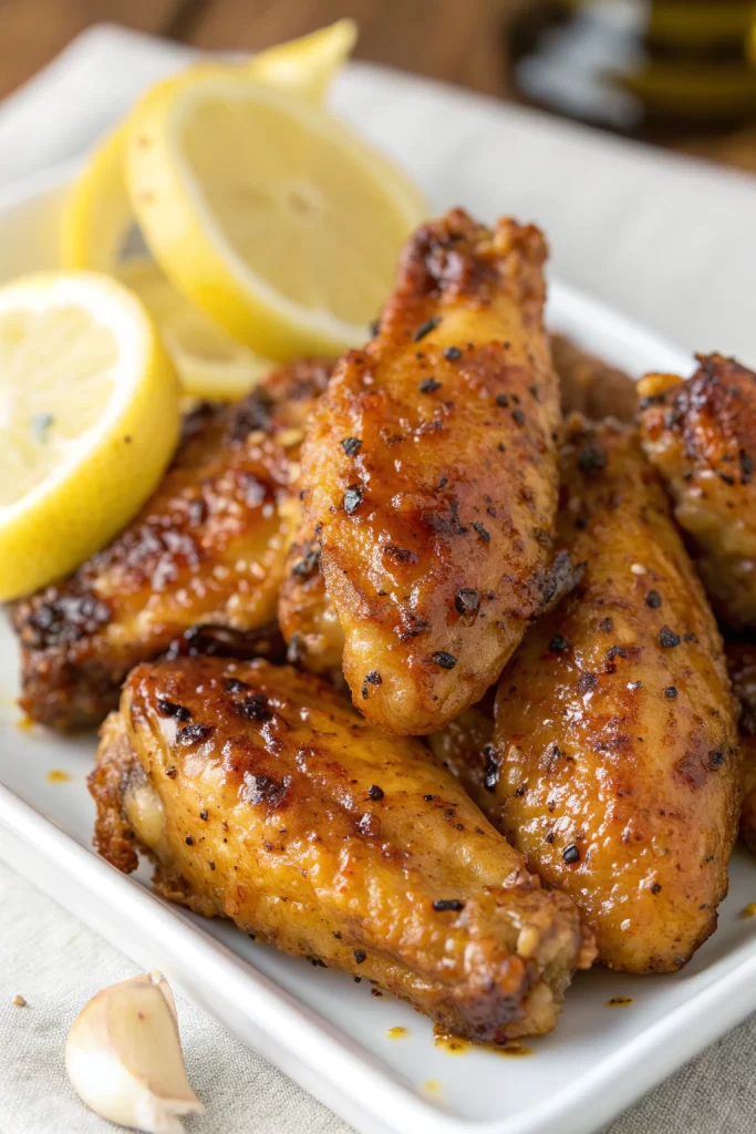 Lemon Pepper Wings with Honey Recipe