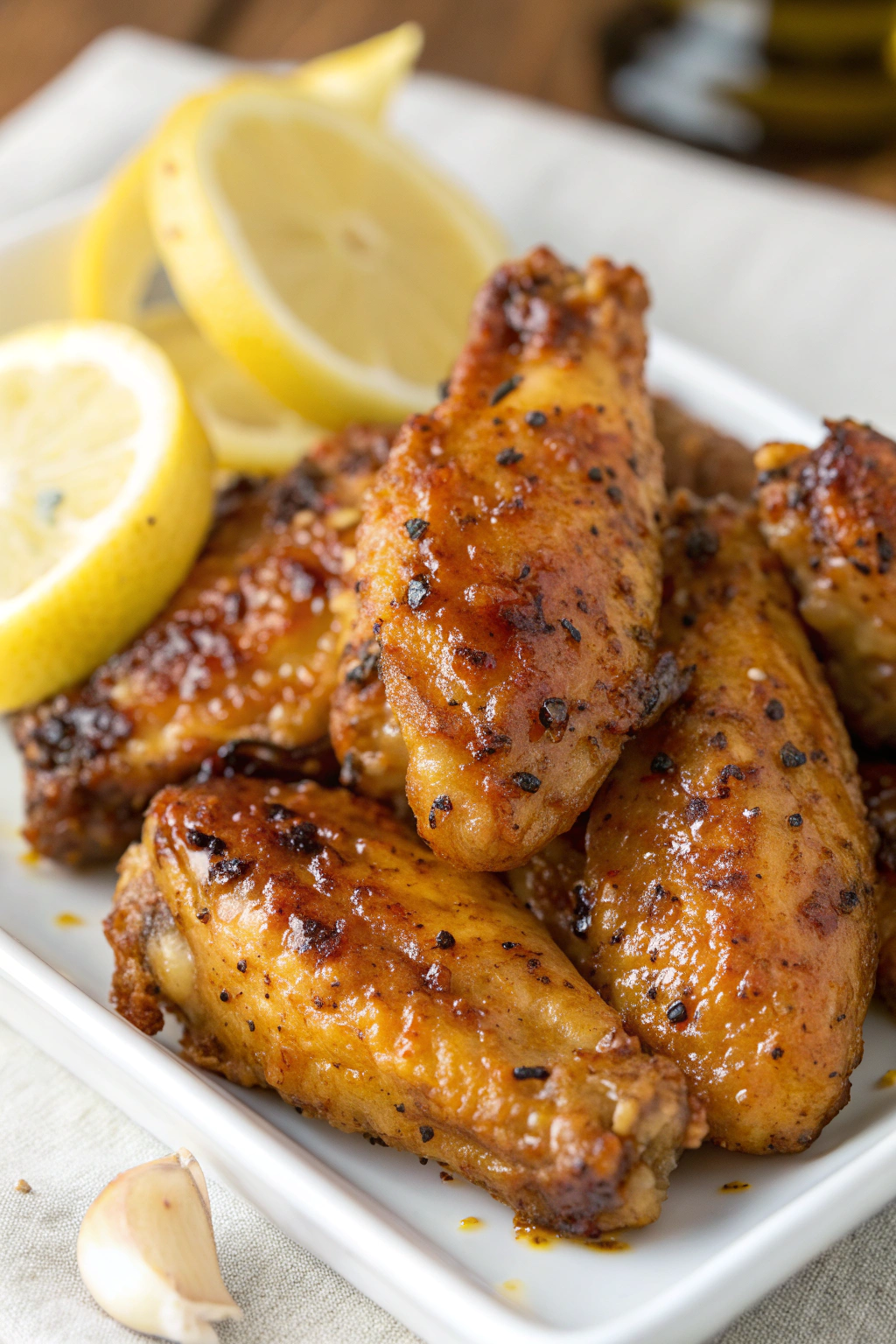 Lemon Pepper Wings with Honey Recipe