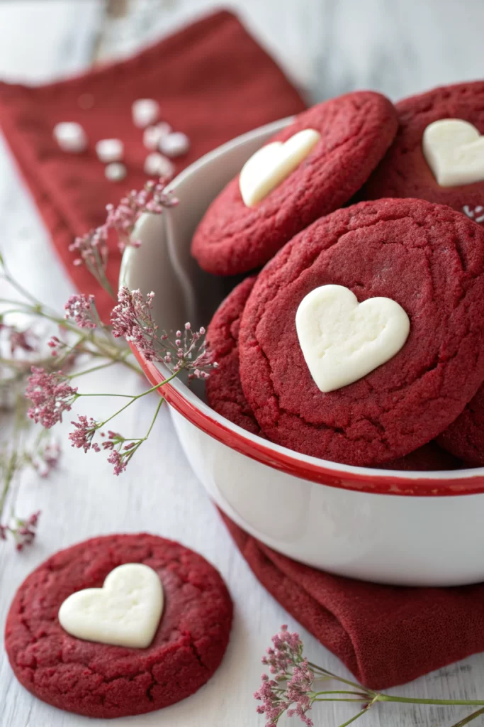 Red Velvet Heart Cookies Recipe