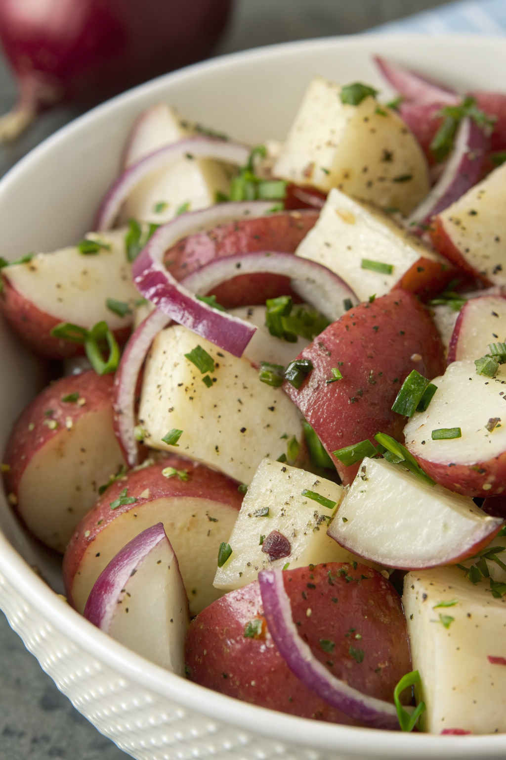 No Mayo Potato Salad With Herbs