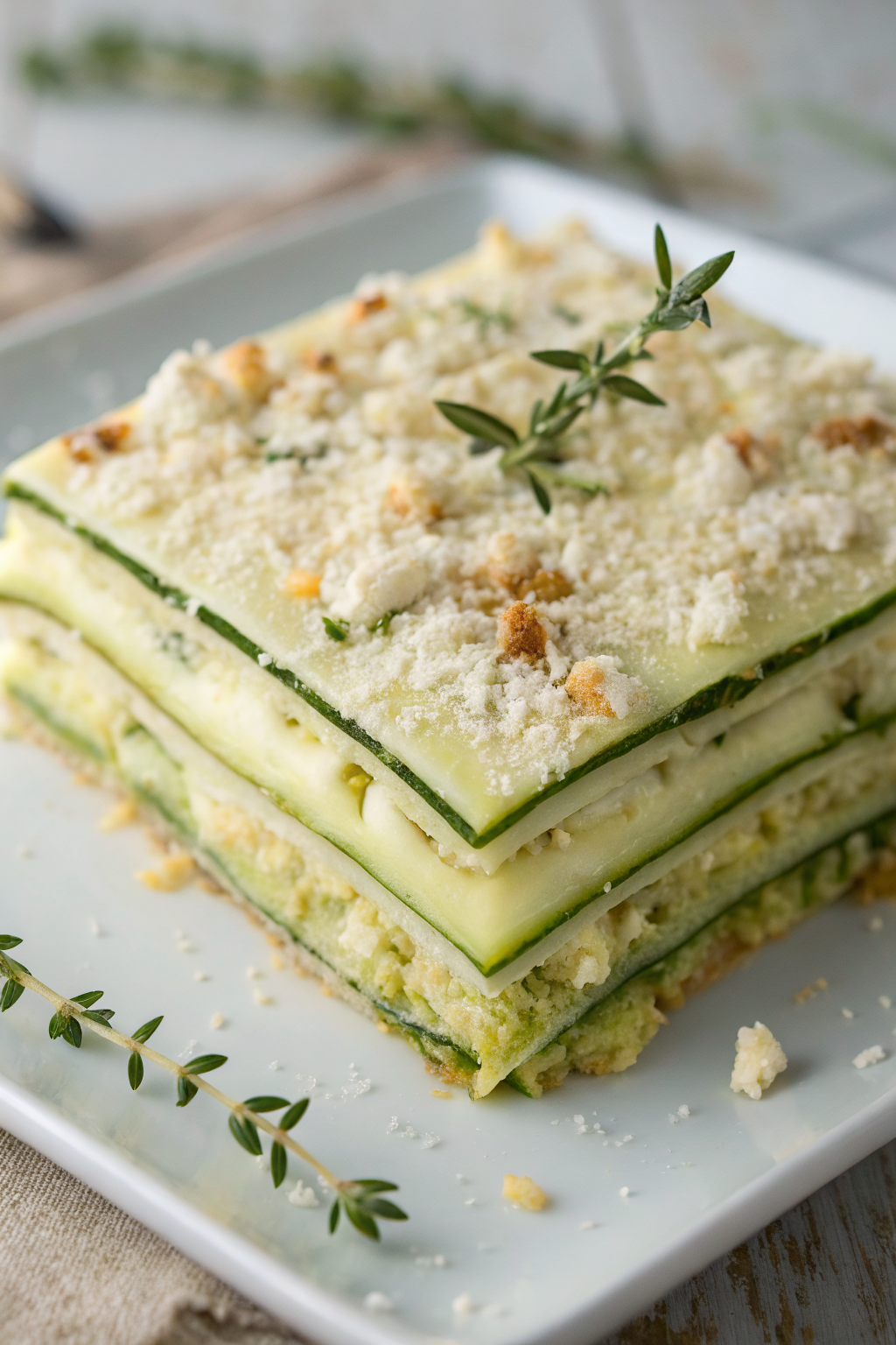 Baked Zucchini Spinach and Feta Casserole Recipe