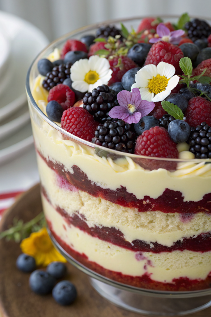 Berry Tiramisu Trifle Recipe