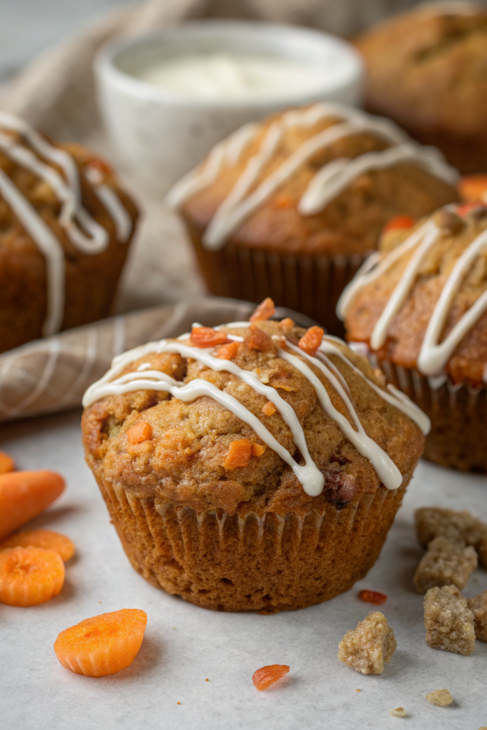 Carrot Cake Zucchini Muffins Recipe