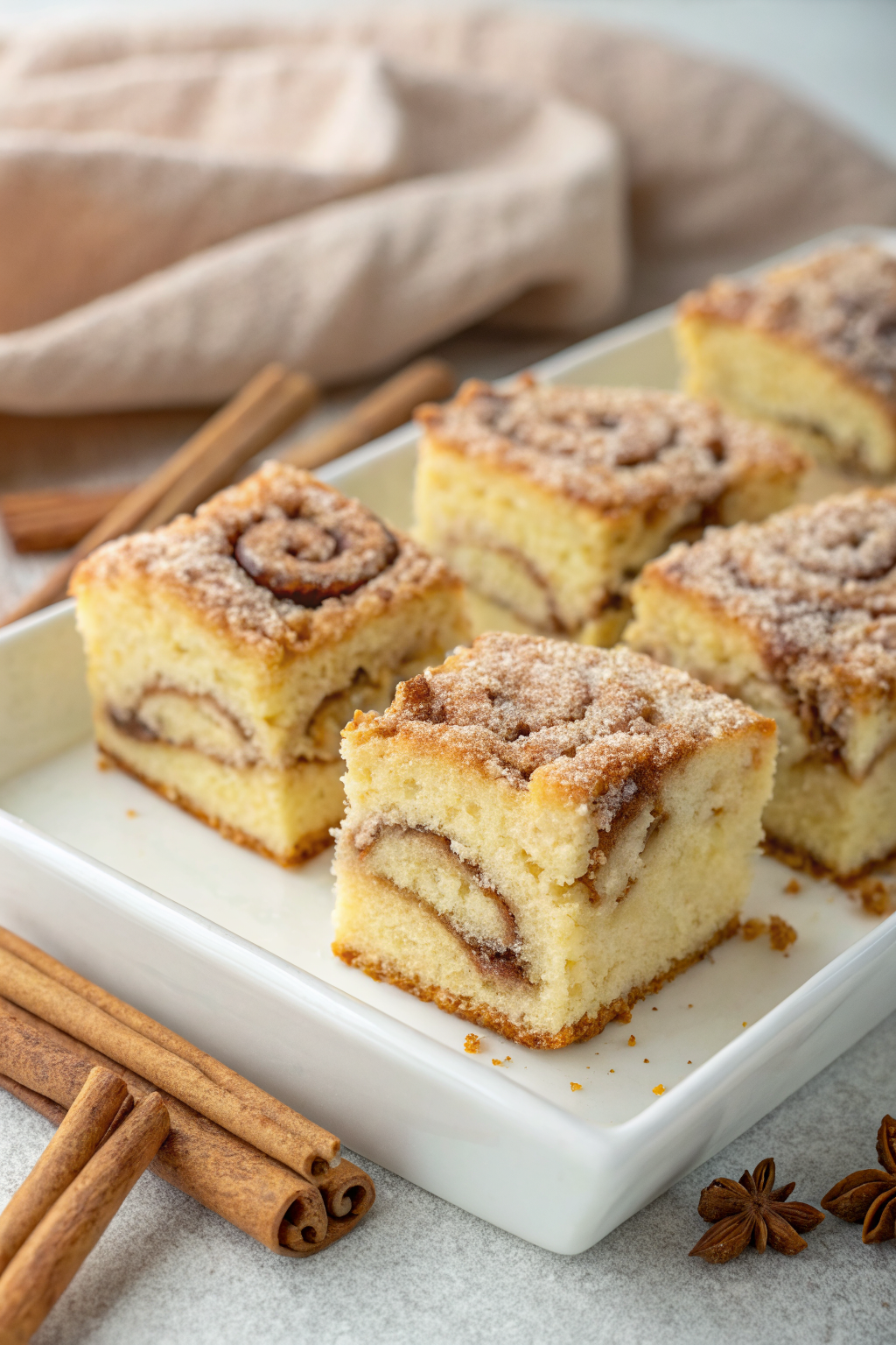 Cinnamon Sugar Zucchini Coffee Cake
