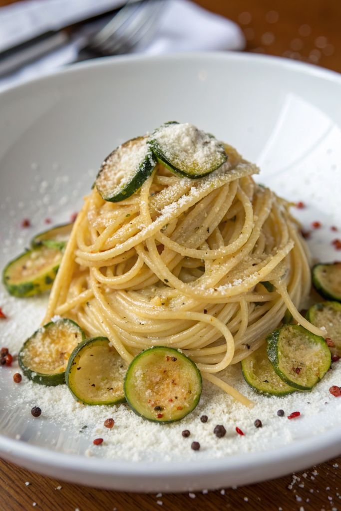 Creamy Zucchini Lemon Pasta Recipe