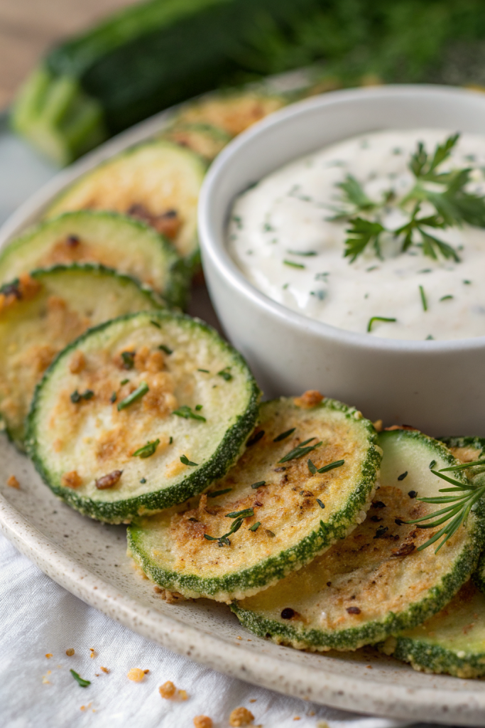 Crispy Baked Zucchini Chips Recipe