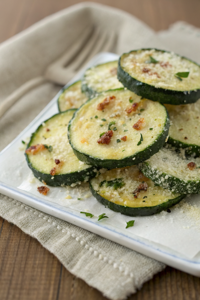 Crispy Pan Fried Zucchini Recipe