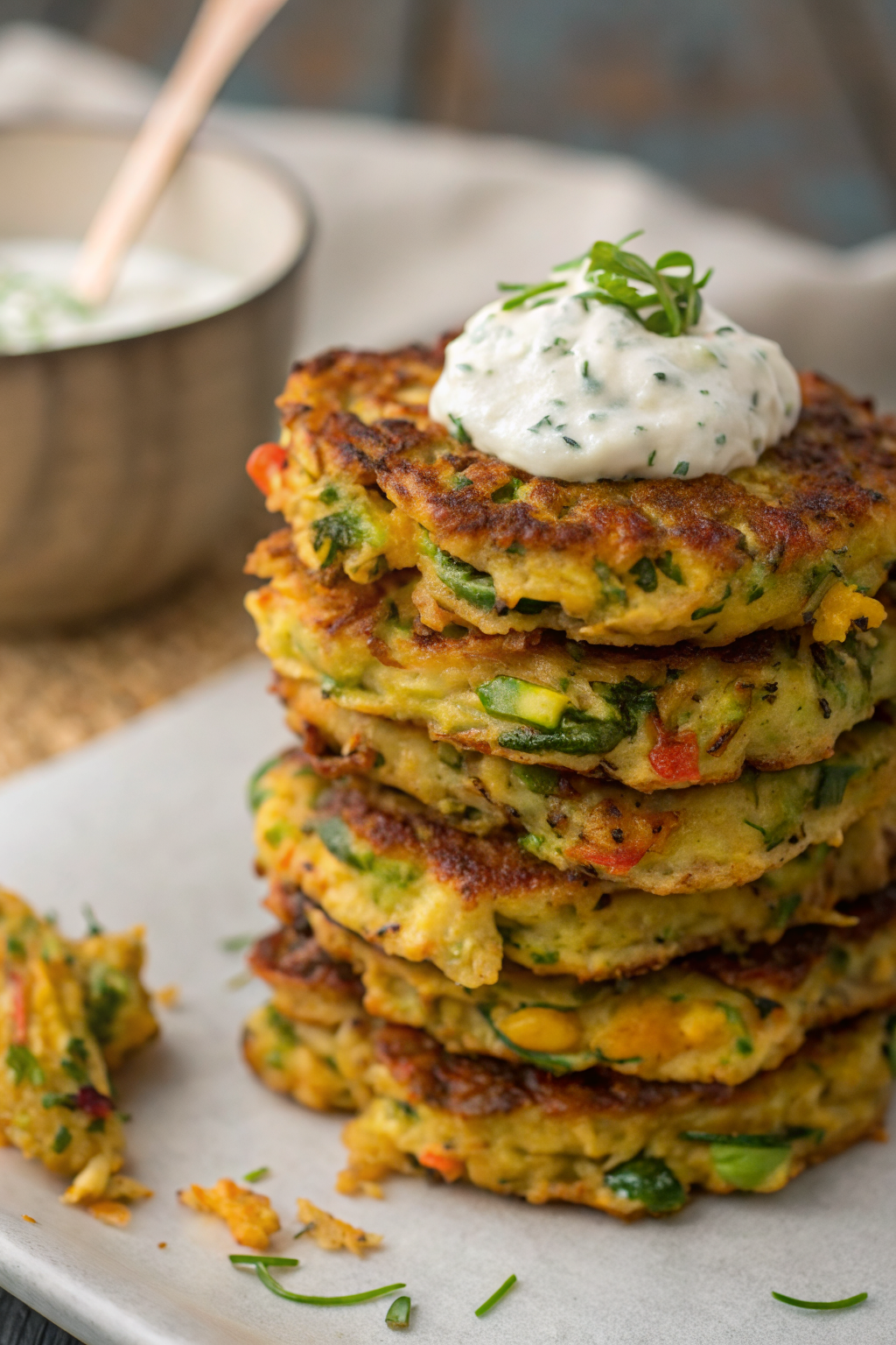 Crispy Zucchini Fritters Recipe