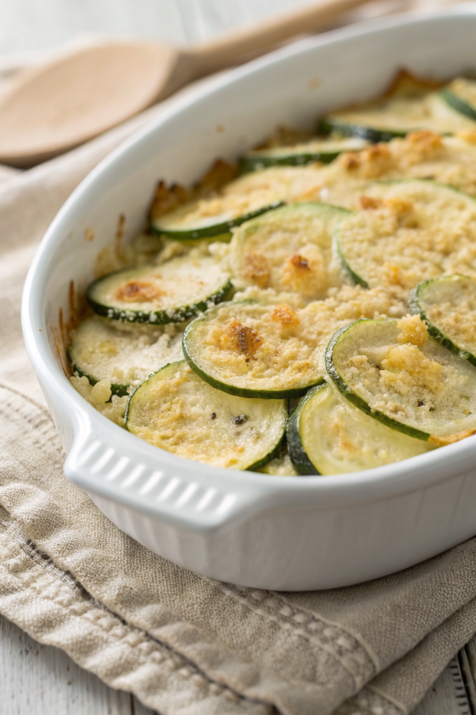 Easy Cheesy Zucchini Casserole Recipe
