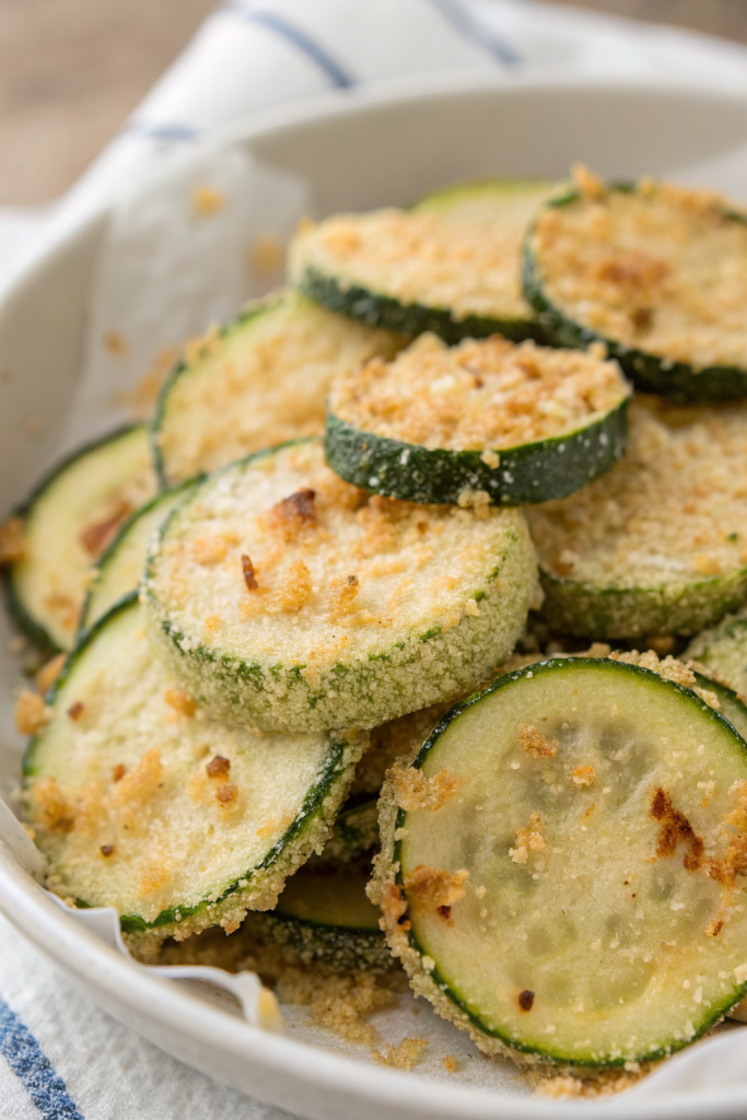 Garlic Parmesan Zucchini Chips