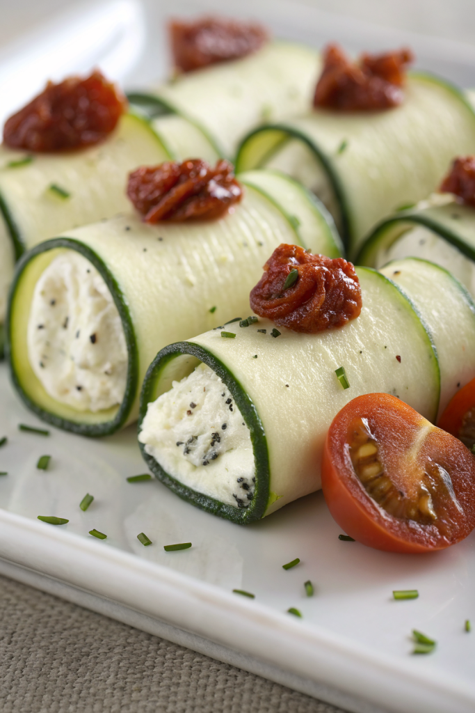 Grilled Zucchini Rollups Stuffed Lemon Basil Ricotta