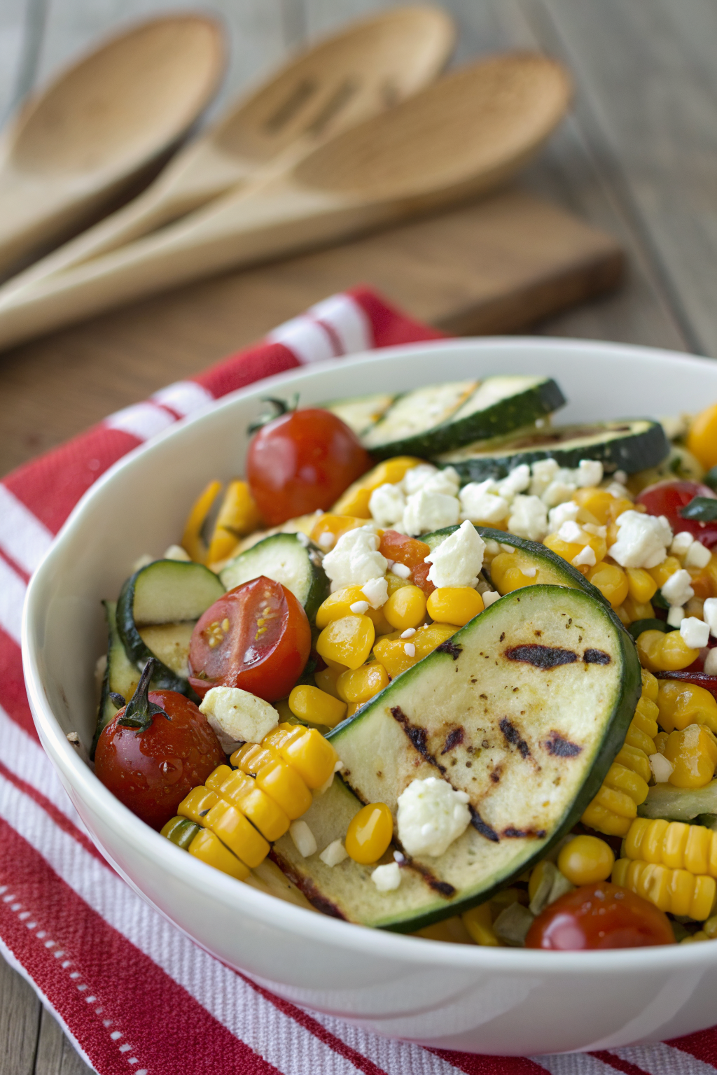 Grilled Zucchini Salad