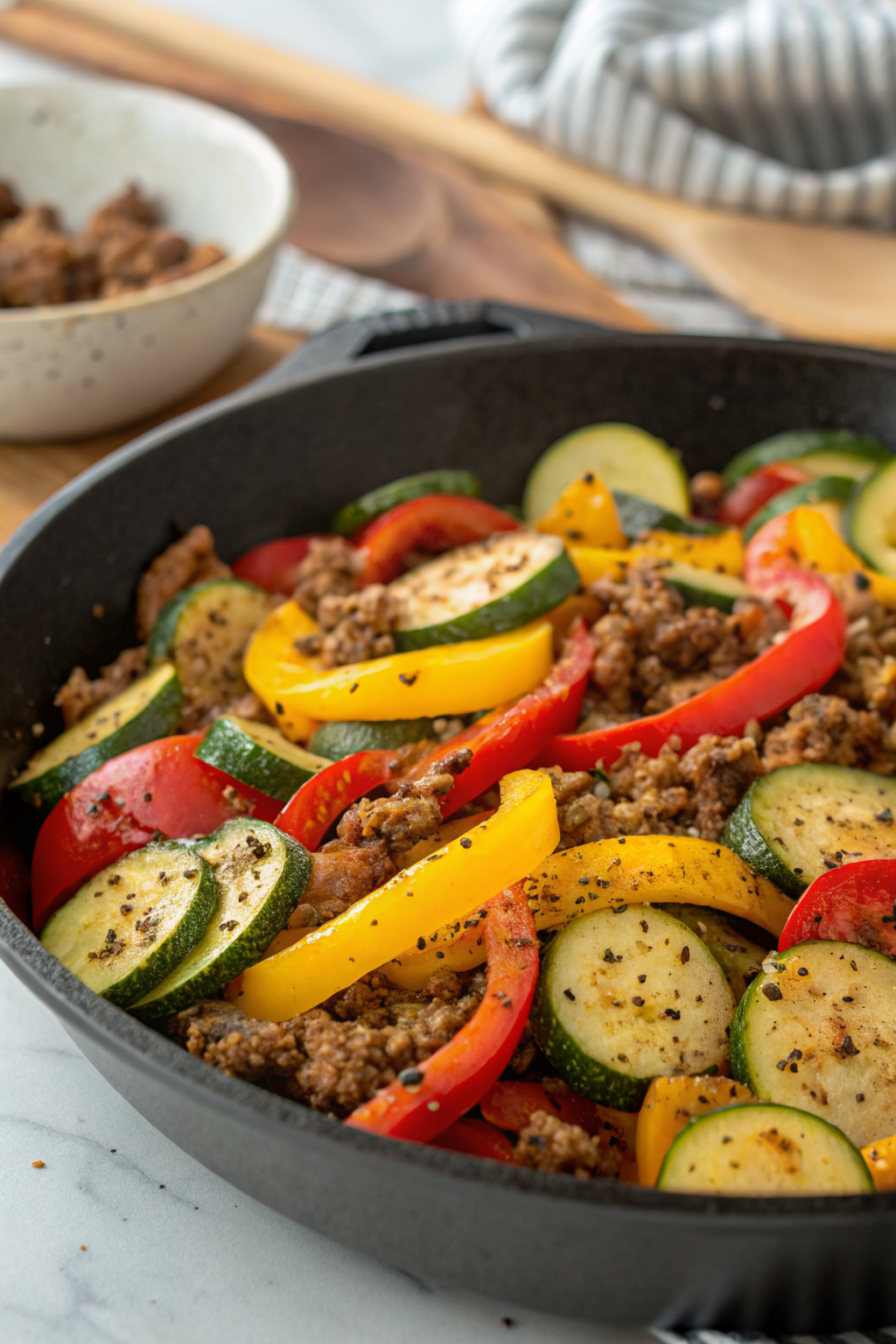 Healthy Zucchini Beef Stir-Fry Recipe