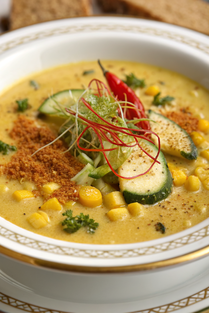 Instant Pot Thai Soup With Corn and Zucchini