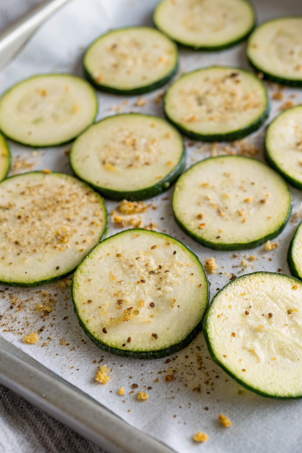 Low Calorie Zucchini Chips