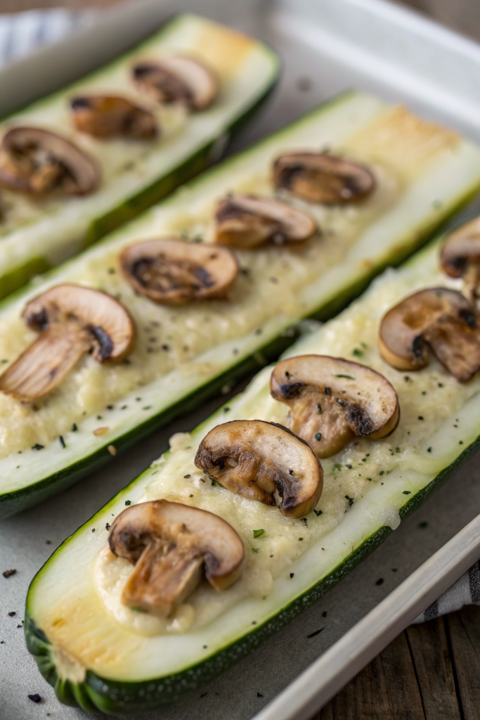 Low-Carb Ricotta-Stuffed Zucchini Recipe