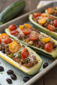 Mediterranean Stuffed Zucchini Recipe