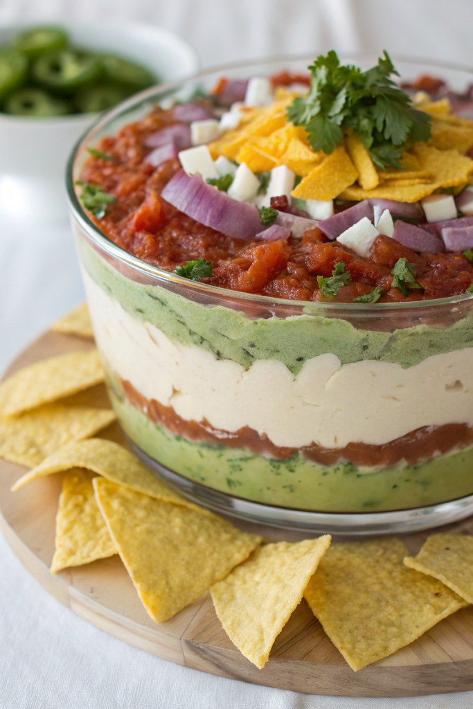No Bake Taco Dip Recipe
