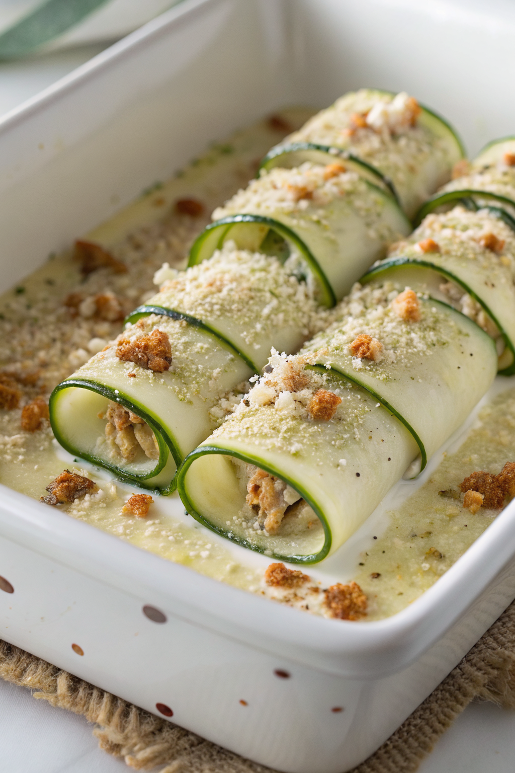 Prosciutto and Cheese Zucchini Roll Ups Recipe
