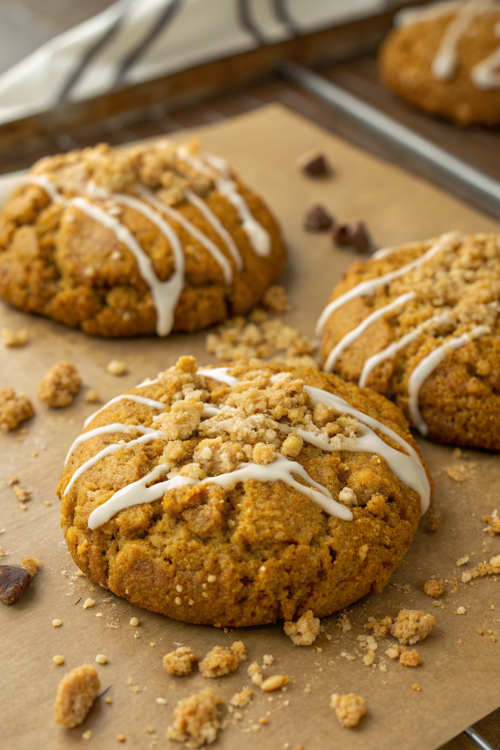 Pumpkin Coffee Cake Cookies Recipe