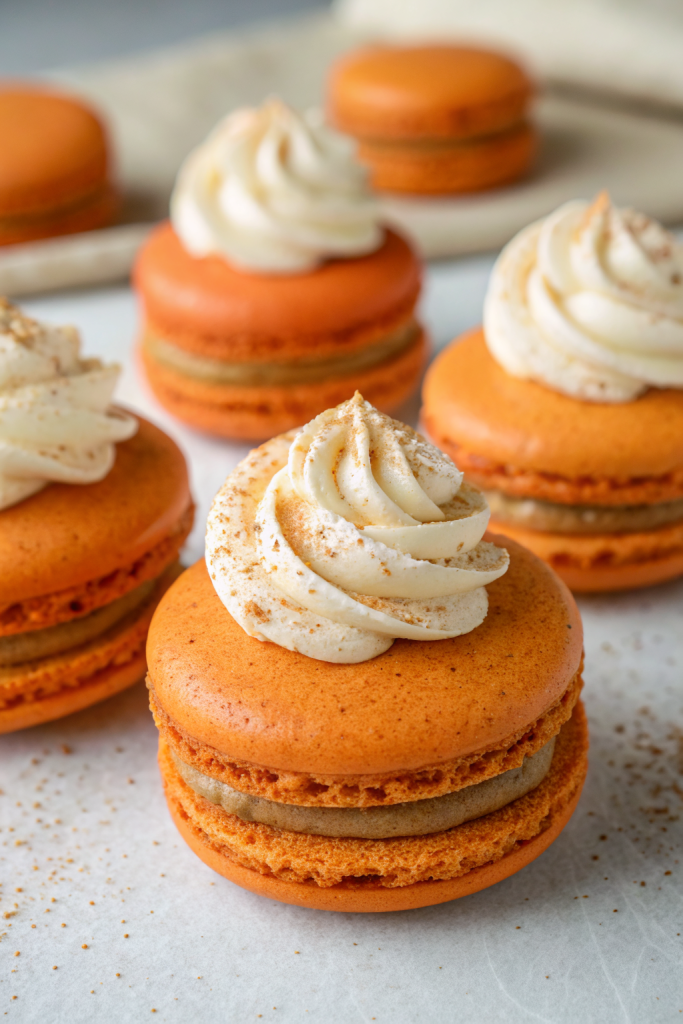 Pumpkin Pie Macarons Recipe