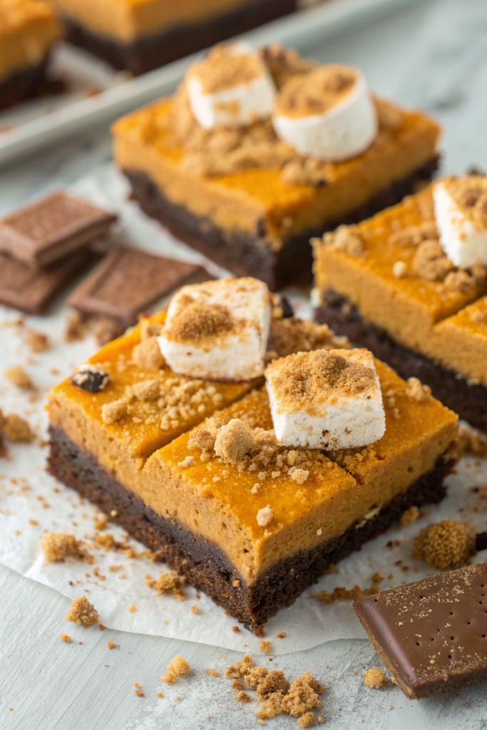 Pumpkin S'mores Bars Recipe