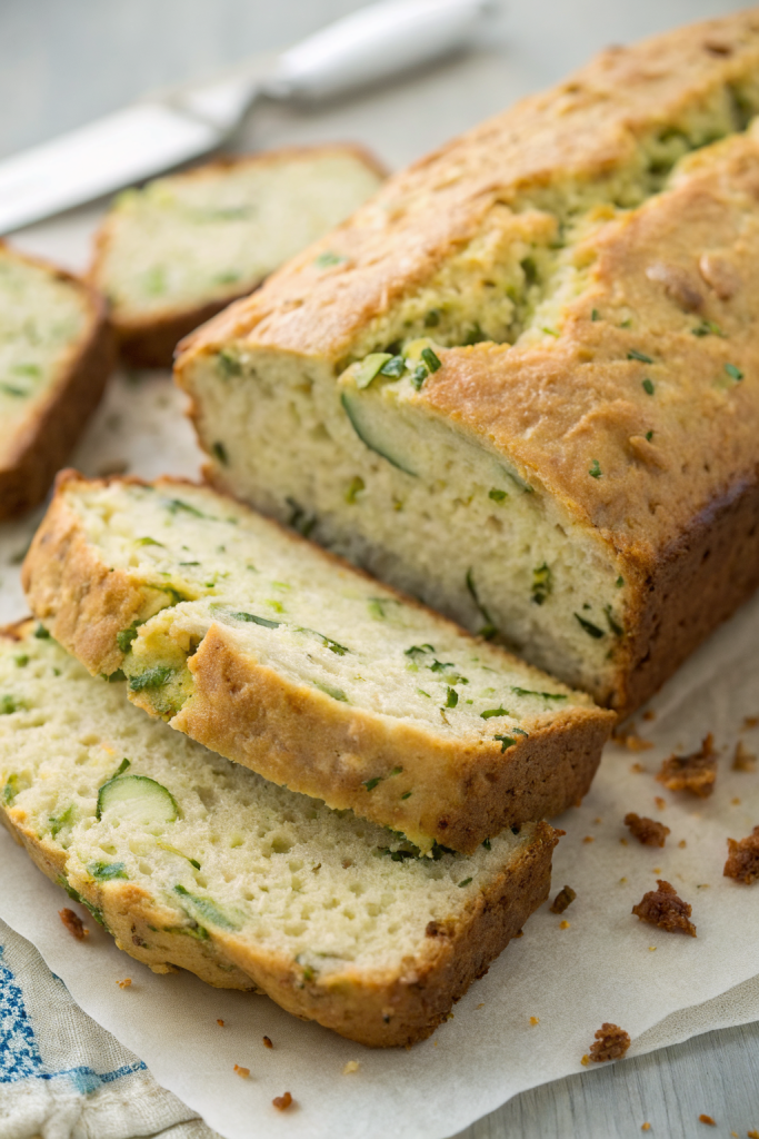 Savory Cheddar Zucchini Bread
