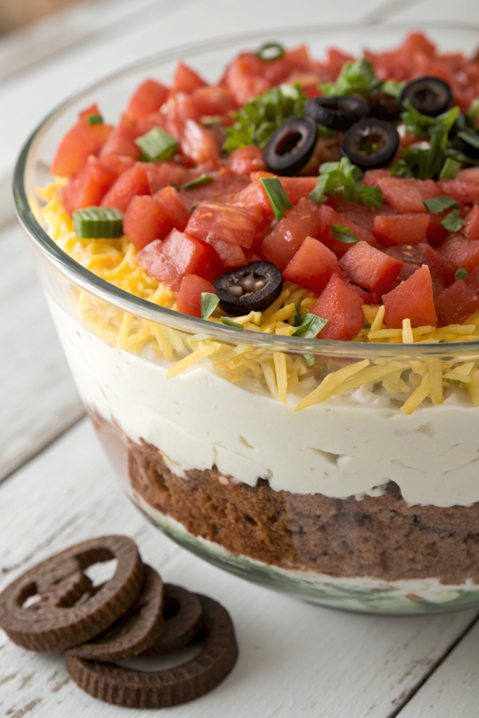 Taco Dip With Ground Beef Recipe