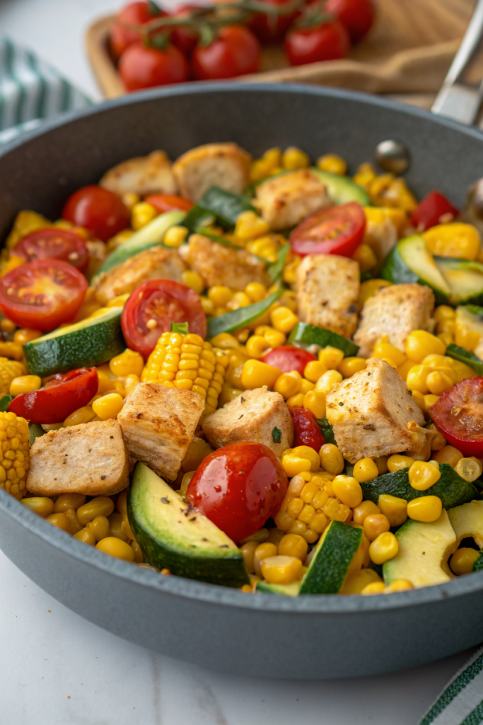 Tex Mex Chicken and Zucchini Recipe