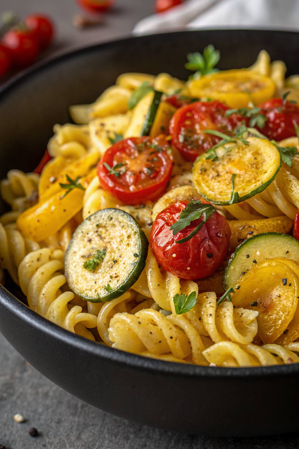 Tomato Zucchini Pasta Recipe