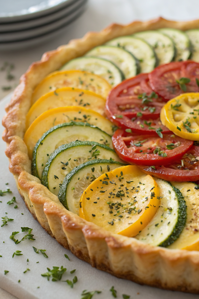Tomato Zucchini Quiche Recipe