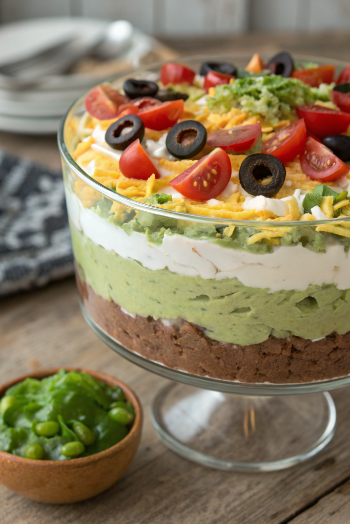 Vegetarian Layered Taco Dip Recipe