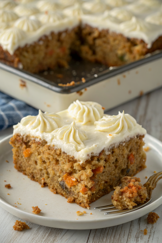 Zucchini Cake with Cream Cheese Frosting Recipe