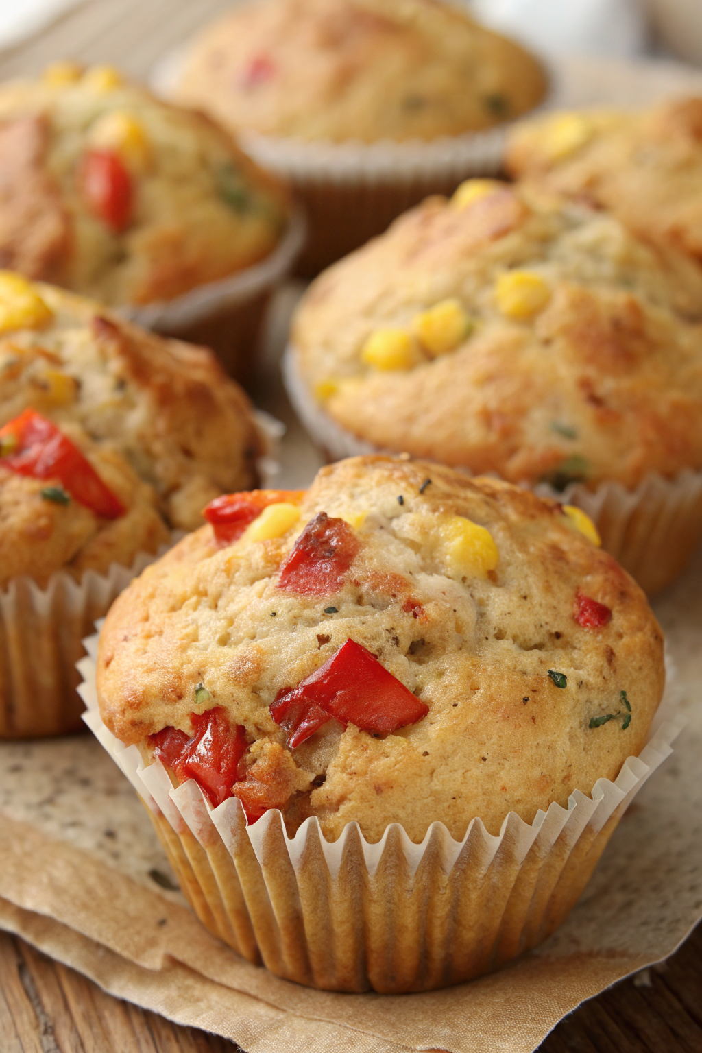 Zucchini Cheese Muffins Recipe