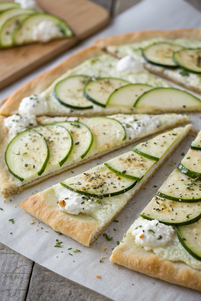 Zucchini Grilled Pizza Recipe