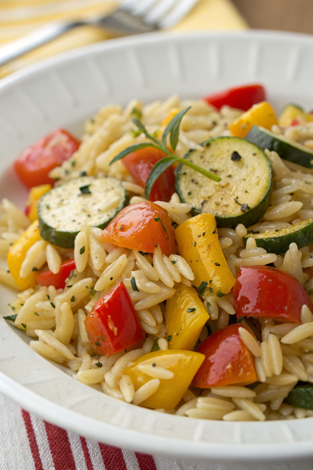 Zucchini Orzo Salad