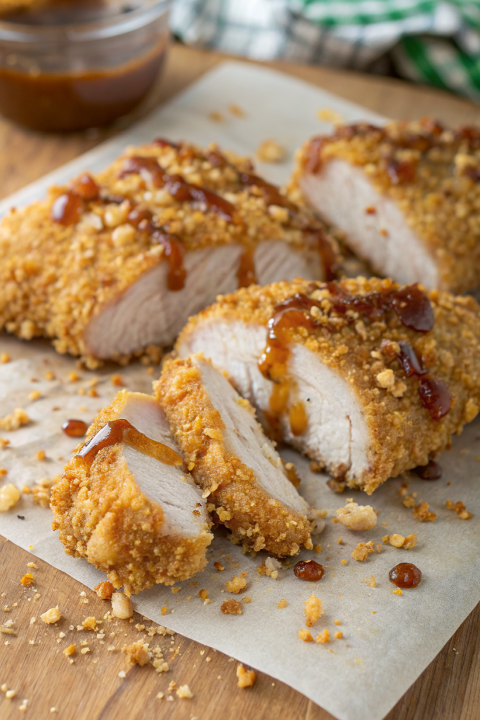 Baked Crunchy Hot Honey Chicken Recipe