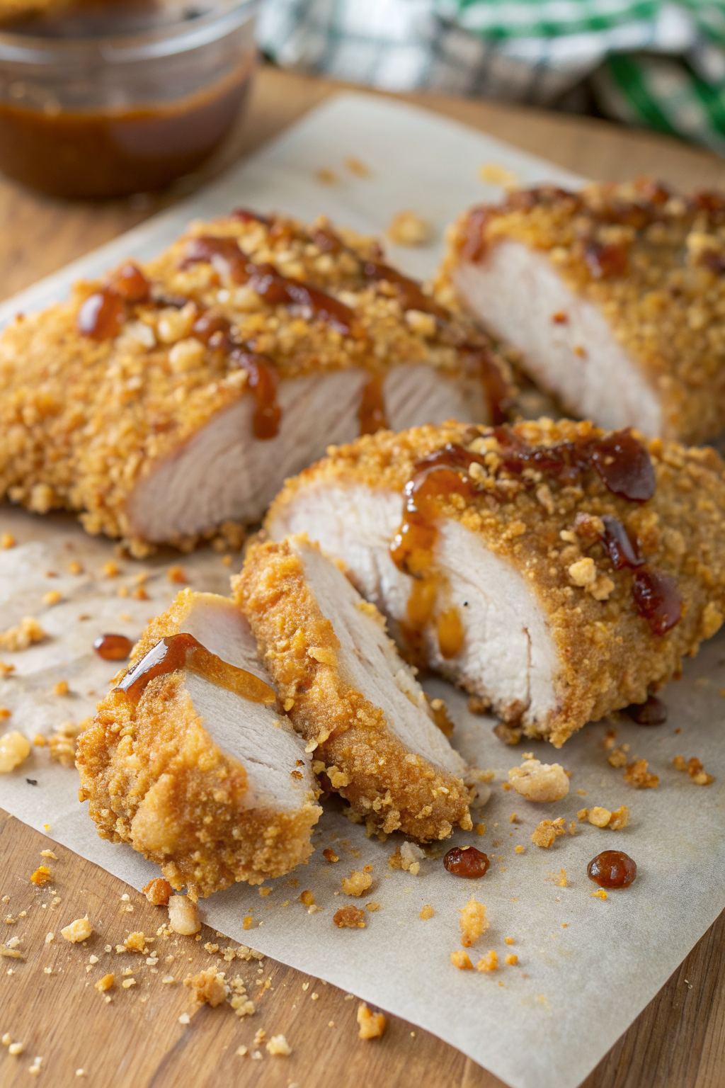 Baked Crunchy Hot Honey Chicken Recipe