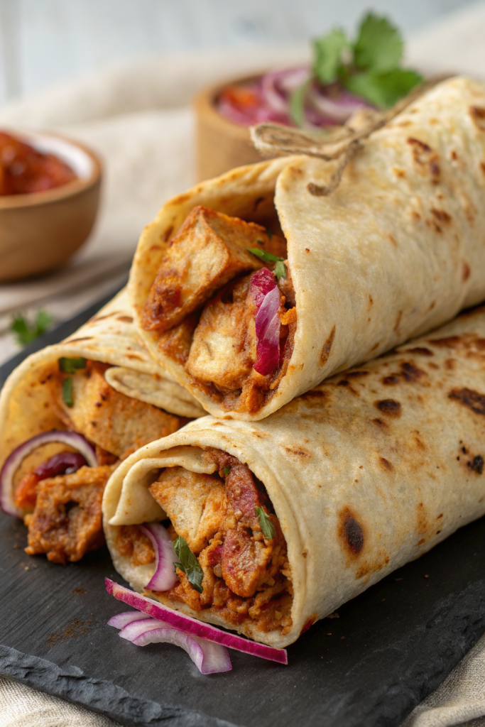 Chicken Kathi Roll Recipe