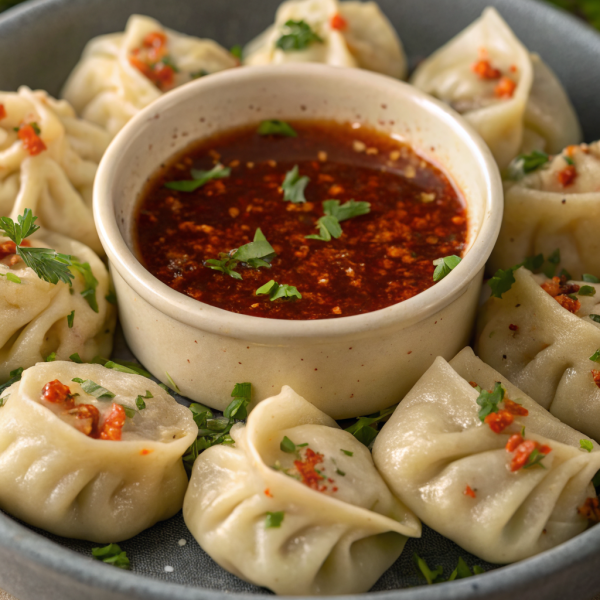 Chicken Momo Dumplings Recipe