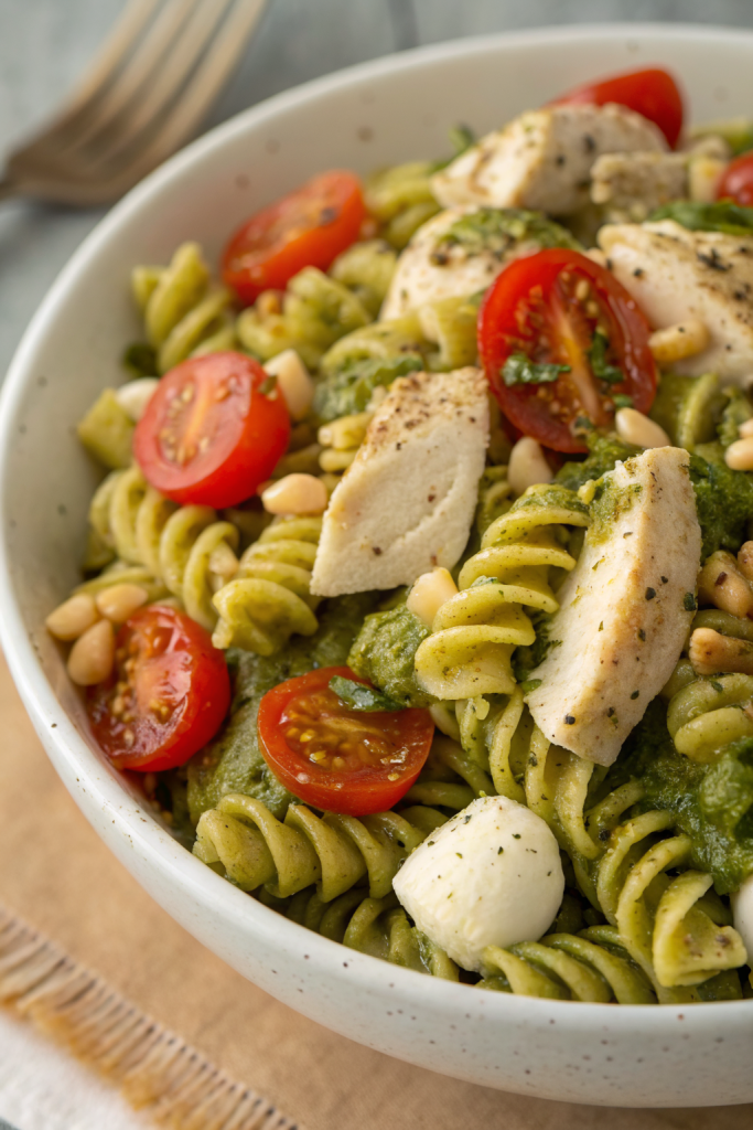 Chicken Pesto Pasta Salad