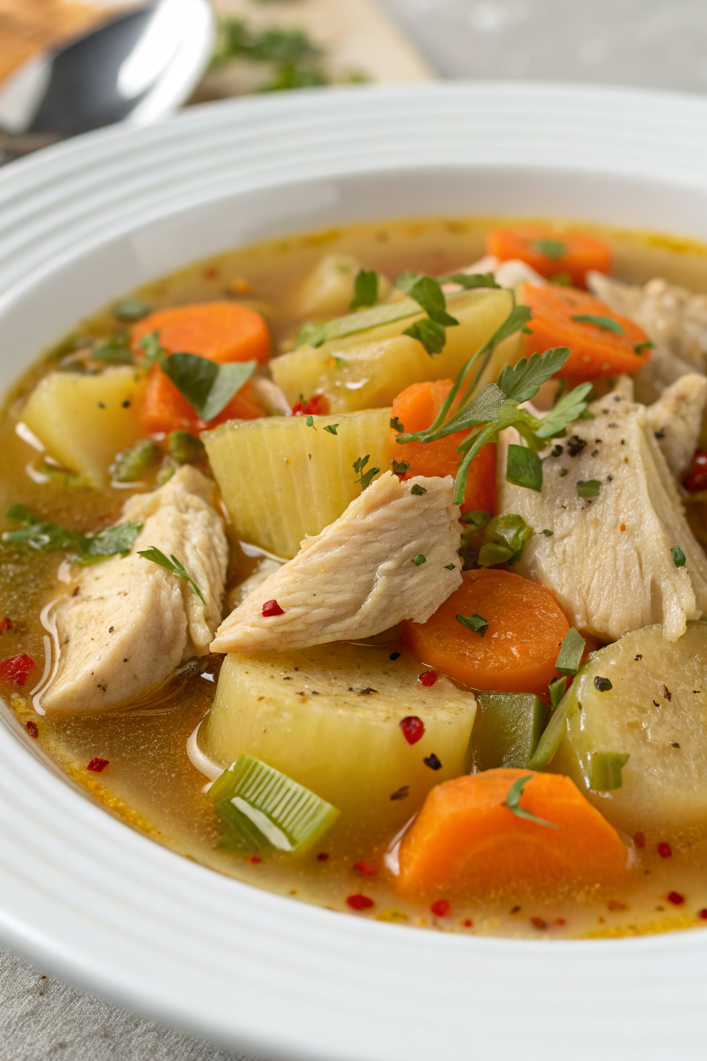 Chicken Soup with Potatoes